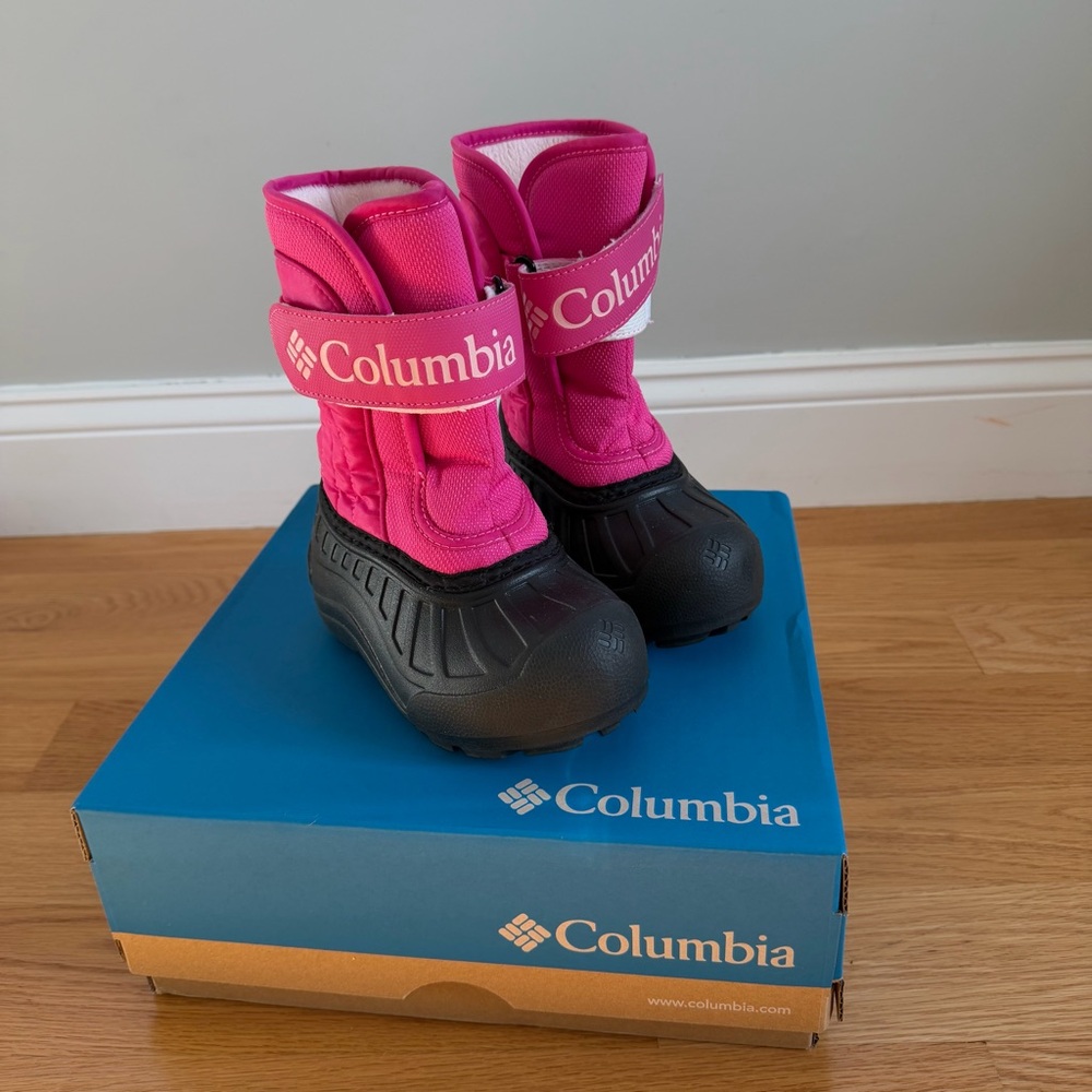 Columbia Kids' Pink and Black Winter Boots Size 9 NWT